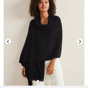 Garnet Hill Black Wrap